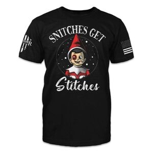 Snitches Get Stitches Elf on the Shelf t-shirt